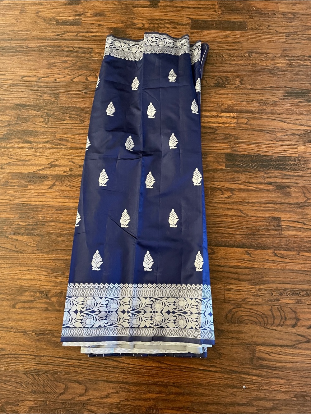 Navy blue saree